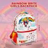 AI ACCESSORY INNOVATIONS Rainbow Brite Backpack for Girls, 16 x 12 x 5 inch School Bag with Laptop Pocket(Rainbow Brite)