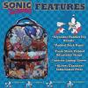 AI ACCESSORY INNOVATIONS Rainbow Brite Backpack for Girls, 16 x 12 x 5 inch School Bag with Laptop Pocket(Sonic)