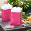 Hallmark 11″ Large Pink Gift Bags (Pack of 3 Bags, Stripes) for Birthdays, Mother’s Day, Valentine’s Day, Baby Showers, Bridal Showers, Bridesmaids Gifts, Bachelorette Parties(Pink)