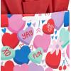 Hallmark 15″ Extra Large Valentine’s Day Gift Bag with Tissue Paper (Candy Hearts)(Candy Hearts)