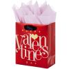 Hallmark 15″ Extra Large Valentine’s Day Gift Bag with Tissue Paper (Candy Hearts)(Red Happy Valentine’s Day)