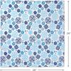 Hallmark 26″ Reusable Christmas Gift Wrap (1 Fabric Wrap: Blue Snowflakes on Natural Cotton) for Holiday Parties, Hanukkah, Winter Weddings(Blue Snowflakes)