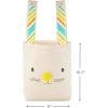 Hallmark 9″ Canvas Tote Bag (Teddy Bear Face) Reusable Gift Bag for Baby Showers, Birthdays, Kids(Easter Bunny)