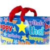 Hallmark 9″ Medium Birthday Gift Bag with Tissue Paper (Blue Happy Birthday)(Medium Blue Happy Birthday)