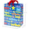 Hallmark 9″ Medium Birthday Gift Bag with Tissue Paper (Blue Happy Birthday)(Medium Blue Happy Birthday)