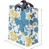Hallmark 9″ Medium Gift Bag with Tissue Paper (Flowers and Butterflies; Turquoise and Yellow) for Birthdays, Mothers Day, Bridal Showers, Baby Showers and More(Flowers and Butterflies)