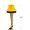 Hallmark A Christmas Story Leg Lamp Resin Christmas Ornament, 1.5 x 3.75 x 1.5 inches(Leg Lamp 2022)