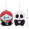 Hallmark Better Together Disney Tim Burton’s The Nightmare Before Christmas Jack and Sally Magnetic Christmas Ornaments, Set of 2, Shatterproof(Jack & Sally)