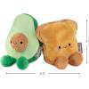 Hallmark Better Together Magnetic Plush (Avocado and Toast) 5″ Stuffed Toys, Easter Gifts for Kids