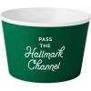 Hallmark Channel Holiday Movie-Watching Popcorn Snack Bowls (Set of 4) for Christmas Parties, Movie Nights, Celebrations