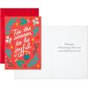 Hallmark Christmas Cards (4 Cards with Envelopes) Hallmark Channel Christmas Movie Bingo(Joys of the Season  Pack of Cards)