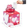 Hallmark DIY Pop-Up Valentine’s Day Mailbox with Cards and Stickers for Classroom Exchange(DIY Pop-Up Box)