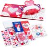 Hallmark DIY Pop-Up Valentine’s Day Mailbox with Cards and Stickers for Classroom Exchange(DIY Pop-Up Box)
