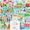Hallmark Disney 1000-Piece Jigsaw Puzzle, 24″ x 30″ (It’s a Small World Map) Gift for Kids, Teens, Collectors(Disney It’s A Small World)