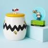 Hallmark Disney Cookie Jar With Sound, 10″ (It’s a Small World Hot Air Balloon) Gift for Christmas, Birthday, Mother’s Day(Snoopy and Woodstock)