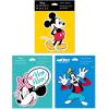 Hallmark Disney Pack of 3 Stickers for Water Bottles, Planners, Notebooks, Wall (Mickey, Minnie, and Goofy Decals for Kids, Teens, Adults)