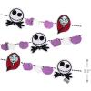 Hallmark Disney Tim Burton’s The Nightmare Before Christmas 72″ Christmas Garland, Fabric, Gifts for Disney Fans