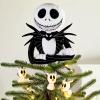 Hallmark Disney Tim Burton’s The Nightmare Before Christmas 9.75″ Christmas Tree Topper, Plush Fabric, Gifts for Disney Fans