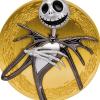 Hallmark Disney Tim Burton’s The Nightmare Before Christmas Jack Skellington on Moon Christmas Ornament, Metal, Gifts for Disney Fans