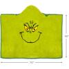 Hallmark Dr. Seuss Grinch Face Hooded Blanket, 50″ x 70″, Gift for Fans, Collectors