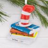 Hallmark Dr. Seuss Hat on Books Christmas Ornament, Gifts for Dr. Seuss Fans