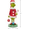 Hallmark Dr. Seuss’s How The Grinch Stole Christmas! Nutcracker Figurine, 12″ (Grinch in Santa Suit) Gift for Fans and Collectors