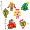 Hallmark Dr. Seuss’s How The Grinch Stole Christmas! Series 1 Mystery Christmas Ornaments, Shatterproof, Set of 2, Gifts for Dr. Seuss Fans