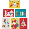 Hallmark Festive Boxed Christmas Card Assortment for Kids (36 Cards with Envelopes) with Brach’s Peppermint Nougats (11oz)