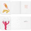 Hallmark Good Mail Fun Birthday Cards (4 Cards with Envelopes) for Friends, Coworkers, Siblings