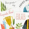 Hallmark Good Mail Graduation Cards Assortment, Every New Adventure (Pack of 3 Cards with Envelopes)(Congrats Grad)