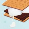 Hallmark Good Mail Pack of 2 Love Cards (S’mores) 1 Valentines Day Card, 1 Romantic Card for Any Occasion(S’mores  2 Cards with Envelopes)