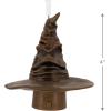 Hallmark Harry Potter Stacked Books with Wand Christmas Ornament,Resin, 2.23 x 2.75 x 2.28 inches, (0002HCM9130)(Sorting Hat)