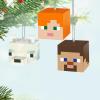 Hallmark Keepsake Christmas Ornament 2023, Minecraft Bee, Gifts for Gamers(Alex  Steve  and Arctic Fox)