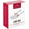 Hallmark Keepsake Christmas Ornament 2023, Star Trek: Lower Decks Badgey, Set of 2, Gifts for Trekkies(Mini U.S.S. Enterprise NCC-1701)
