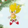 Hallmark Keepsake Christmas Ornament 2024, Sonic the Hedgehog Sonic Collecting Rings With Light, Sound and Motion, Gifts for Gamers(Super Sonic)