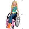 Hallmark Keepsake Christmas Ornament 2025, Barbie On The Road, Gifts for Barbie Fans(Fashionista with Wheelchair)