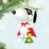 Hallmark Keepsake Halloween Ornament 2025, Peanuts Spooky Snoopy Musical with Light, Halloween Decorations(Snoopy Masked Marvel)