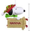 Hallmark Keepsake Personalized Christmas Ornament 2025, The Peanuts Gang Sledding with Snoopy, Gifts for Peanuts Fans(Sledding with Snoopy)