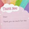 Hallmark Kids Fill in the Blank Thank You Cards, Rainbow (20 Cards with Envelopes)(Fill in the Blank)