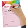 Hallmark Kids Fill in the Blank Thank You Cards, Rainbow (20 Cards with Envelopes)(Fill in the Blank)