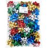 Hallmark Kraft Paper Gift Bows (5 Bows: Gold, White, Blue, Red, Pink) for Birthdays, Graduations, Baby Showers, Presents and More(Red  Gold  Green  Silver  Blue)