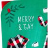 Hallmark LGBTQ Christmas Card for Partner (Coffee and Pajamas, Merry & Gay)