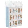 Hallmark Large Baby Gift Bag with Tissue Paper (G is for Girl)(Bears and Bunnies)
