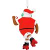 Hallmark Mahogany Roller Skating Black Santa Claus Christmas Ornament(Roller Skating Santa)