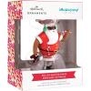 Hallmark Mahogany Roller Skating Black Santa Claus Christmas Ornament(Roller Skating Santa)