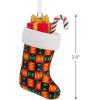 Hallmark Mahogany Roller Skating Black Santa Claus Christmas Ornament(Stocking)