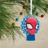Hallmark Marvel Spider-Man Face on Web Christmas Ornament with Light(Spider-Man with Lights)
