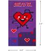Hallmark Mini Valentines Day Cards for Kids School, 8-Bit Video Games (18 Classroom Valentines with Envelopes)(8-Bit Video Games Mini Valentines)