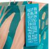 Hallmark Morgan Harper Nichols Gift Bag Bundle (2 Bags: 1 Medium 9″, 1 Large 13″) Pink, Peach, Green, Teal Floral for Birthdays, Mother’s Day, Graduations(Teal  Coral)
