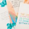 Hallmark Morgan Harper Nichols Pack of 5 Assorted Encouragement Cards, Thinking of You Cards, Friendship Cards (Uplifting Affirmations)(Uplifting Affirmations  Pack of 3)